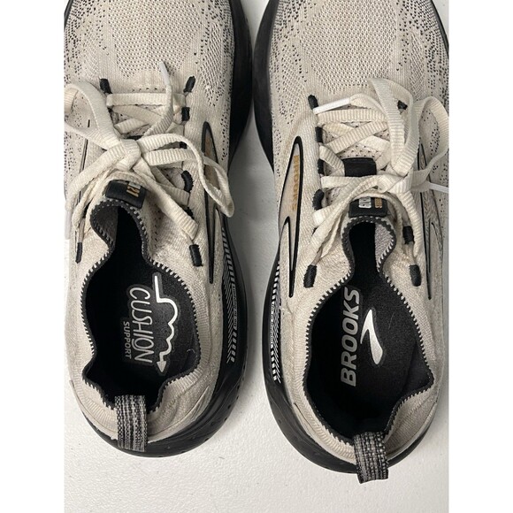 Brooks Glycerin 21 Stealthfit GTS Shoes In White/Black (1104221D135) -Men\'s US 8 main image 9